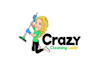 design modern mascot cleaning lady logo