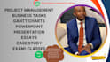 do business task, project management, gantt chart, power points presentation ppt
