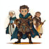 create dnd fantasy character design in rpg cartoon style