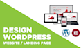 design a creative wordpress website design using elementor