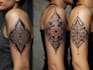 make a geometric tattoo design