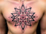 create unique custom geometric tattoo design