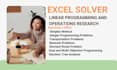 do linear programming and operation research tasks