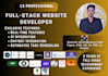 do full stack website development as full stack web developer