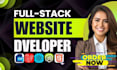 build or redesign website development as full stack developer or website design