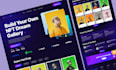 do luxury web 3 UI, nft design, futuristic design