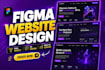 design blockchain figma ui, nft mint website and web3 figma design