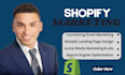 promote shopify store manage ecommerce shopify marketing
