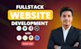 do website development as full stack web developer, front end, backend developer