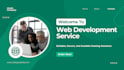 be your front end web developer using HTML, CSS, bootstrap
