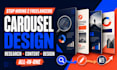 make carousel post for all social media, expert in any instagram carousel