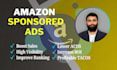 setup manage and optimize amazon sponsored ads and PPC campaigns
