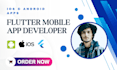 do flutter mobile app development, android app and ios app