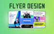 design professional and minimalist flyers and posters