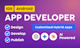 be your hybrid mobile app developer, ios android, ai app creation