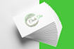 do pretty green leaf nature circle tree and root logo design