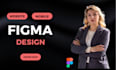 design a modern figma website design