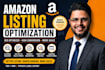 create and optimize SEO amazon product listings