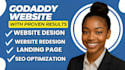 godaddy website design, godaddy website redesign godaddy