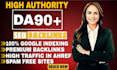 create high quality link building da 90 dofollow authority backlinks