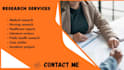 do medical and nursing research assistance