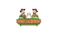 design vibrant dos amigos mini dump service logo