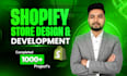 build, design, and redesign shopify website development for dropshipping