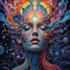 create magical abstract art, psychedelic, surrealism, cubism