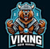 do awesome viking bear mascot logo design