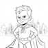 make super hero comic character sketch