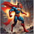 design an amazing superhero pop art