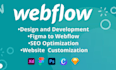 develop, update webflow website, convert figma to webflow, webflow developer