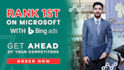 setup, optimize and manage your bing ads PPC campaign