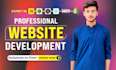 do website development as full stack web developer, nextjs html css react