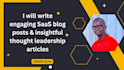 write high impact saas blogs and thought leadership content