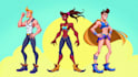 design game characters by cartoon, anime style