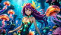 create stunning ai generated anime artand wallpapers