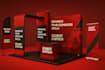 design professional trade show banner, backdrop, exhibition booth