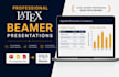 design professional latex beamer presentations