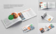 create elegant, minimal business brochure or company profile