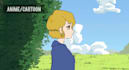do a 2d stylized animation animelike