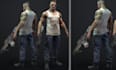 3d game character, game model ,game asset, 3d weapon game environment