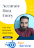 do accurate data entry