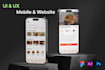 do user centric latest unique UI UX design website or app