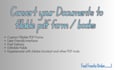 create fillable PDF forms delivered in 24 hours