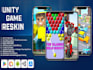 reskin unity game , integrate third parties and fix issues