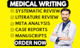 do meta analysis, case reports, literature, systematic review and review article