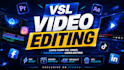 edit high converting vsl video sales letter