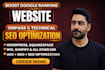 do website seo optimization on page for wordpress, squarespace, wix, shopify etc