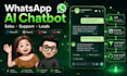 build a whatsapp ai chatbot using meta cloud API, twilio, openai or n8n